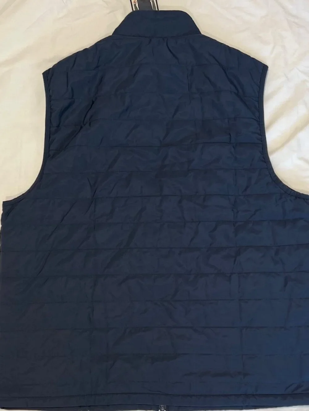 Banana Republic Men's Navy Full Zip Quilted Vest - Size Large